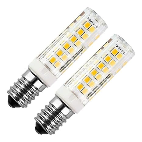 E14 LED Glühlampe 7W 500LM, 50W Halogenlampen Ersatz, Warmweiß 3000K, 360° Abstrahlwinkel, Dunstabzugshaubenlampe Nähmaschine