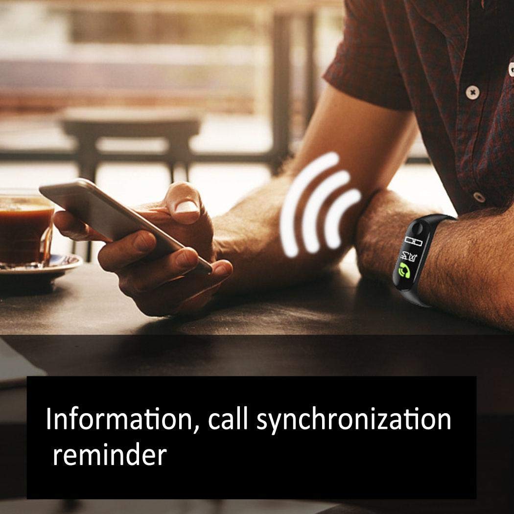 Miseku Waterproof Bluetooth Sports Smart Wristband Rate Monitor Fitness Tracker Smart Watches