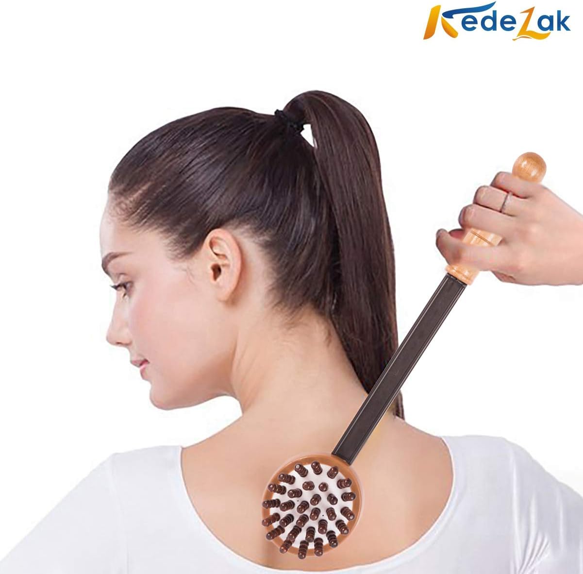 Massage Knock Hammer, KedeLak Stretch Wooden Massage Stick Health Meridian Massage Hammer Back Knock Multifunctional Health-Preserving Body Relaxation Massager: Health & Personal Care