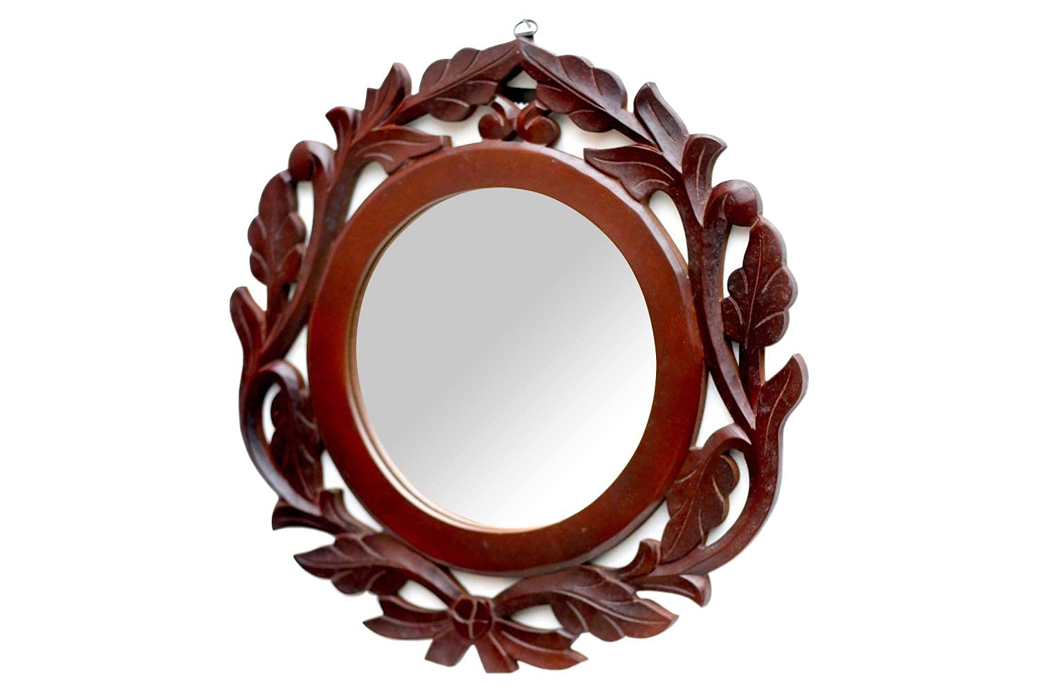 Buy M S Wooden Gallery Handmade Wooden Wall Mirror for Home Decoration