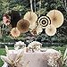 zilue Party Hanging Paper Fans Decoration Set for Wedding Birthday Party Mother's Day Round Events Accessories Set of 8