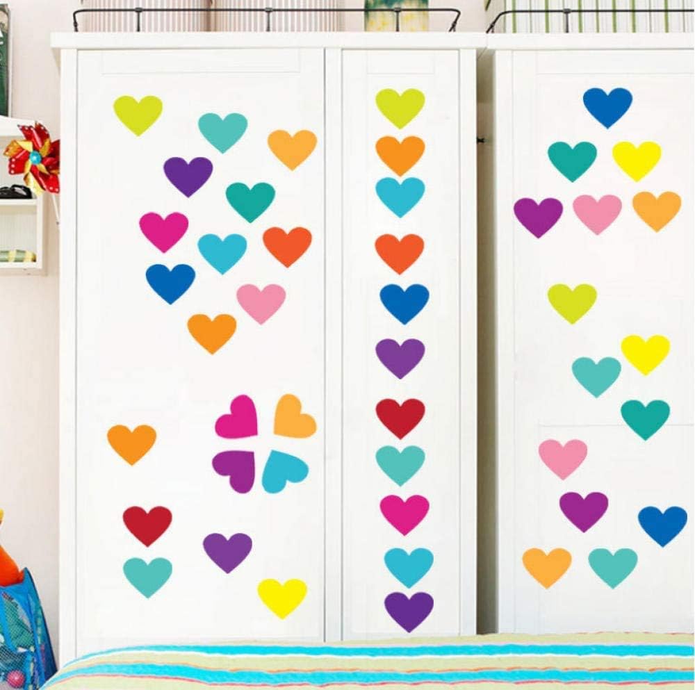 Color Geométrico Pegatinas De Amor Pegatinas De Pared De Dibujos