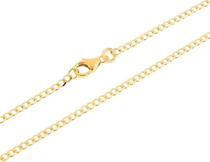 Fa. Thomas Maier 2mm Panzerkette, Goldkette - echt 333 Gold, Länge wählbar von 40-90cm