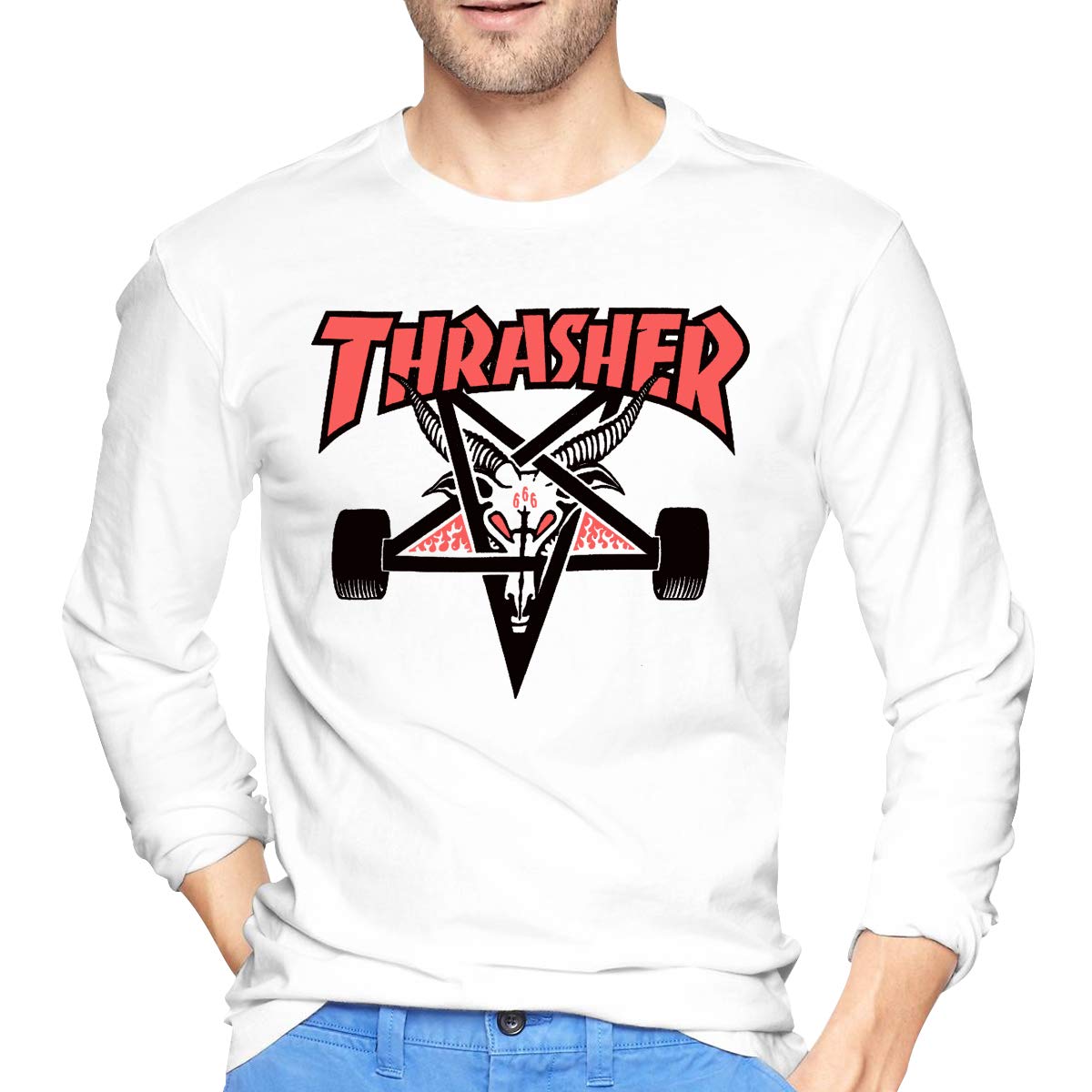 Thrasher Skate Goat Ness, Unique Design Trend Warm S T Shirt
