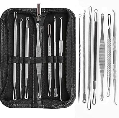 Face Care Stainless Steel Skin Remover Kit Blackhead Blemish Acne Pimple Extractor Tool Skin Care Cleanser Buy Online At Best Price In Uae Amazon Ae