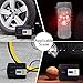DBPOWER 12V DC Tire Inflator with Digital LCD Display and LED Lights, Portable Air Compressor Pump for Cars, Bikes and Inflatables