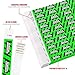 WristCo General Admission Tyvek Wristbands for Events - 500 Count ¾” x 10” - Waterproof Recyclable Comfortable Tear Resistant Paper Bracelets Wrist Bands for Concerts Festivals Admission Party