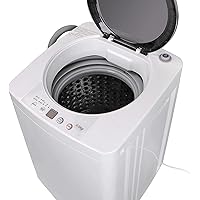 JupiterForce Portable Washer Machine Full-Automatic Rotary Dewater Drying Laundry Washer, 8Lbs