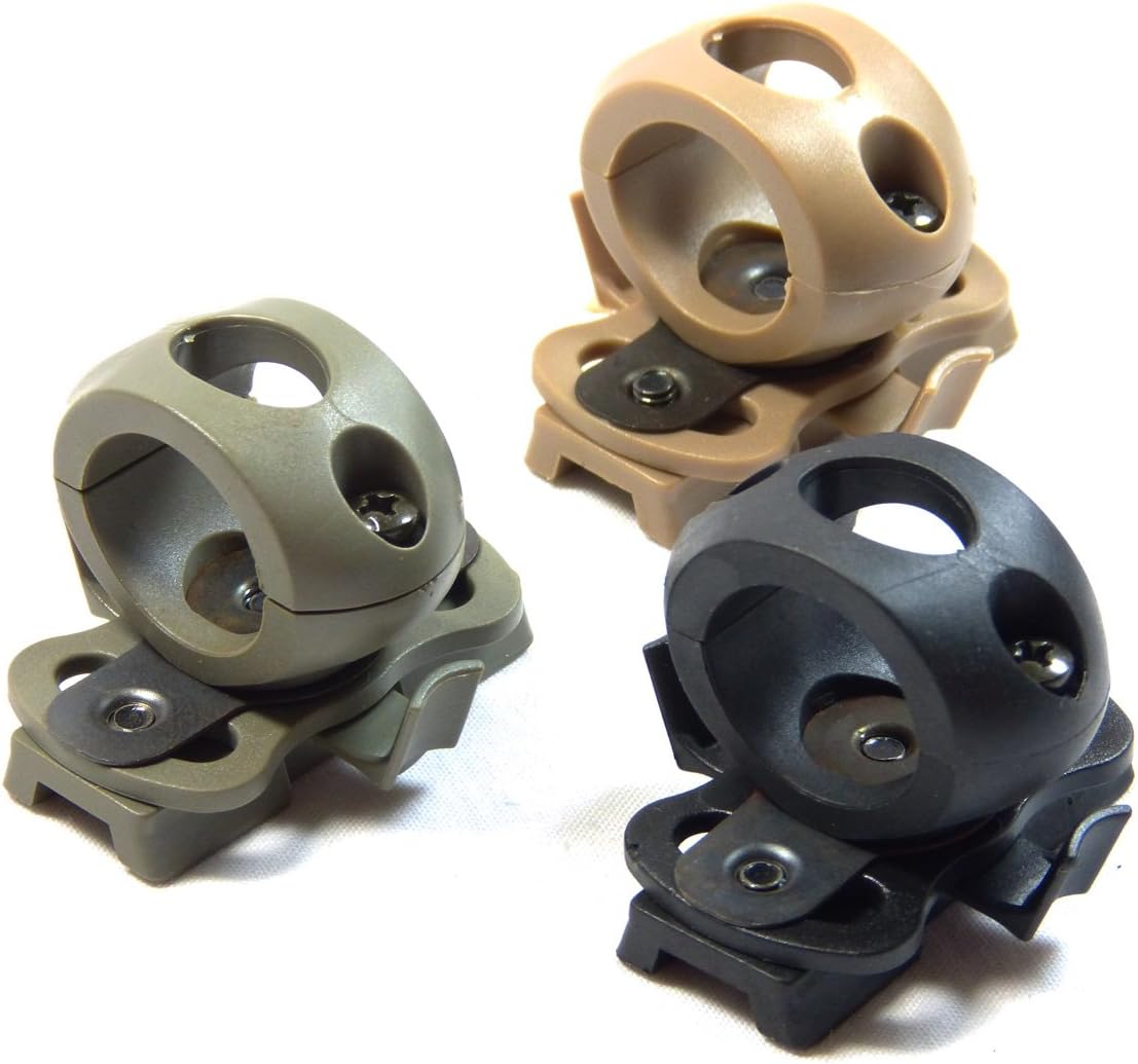 Pirate Arms HELMET MOUNT BLACK 20mm MICH CAMERA MOUNT FAST HELMET