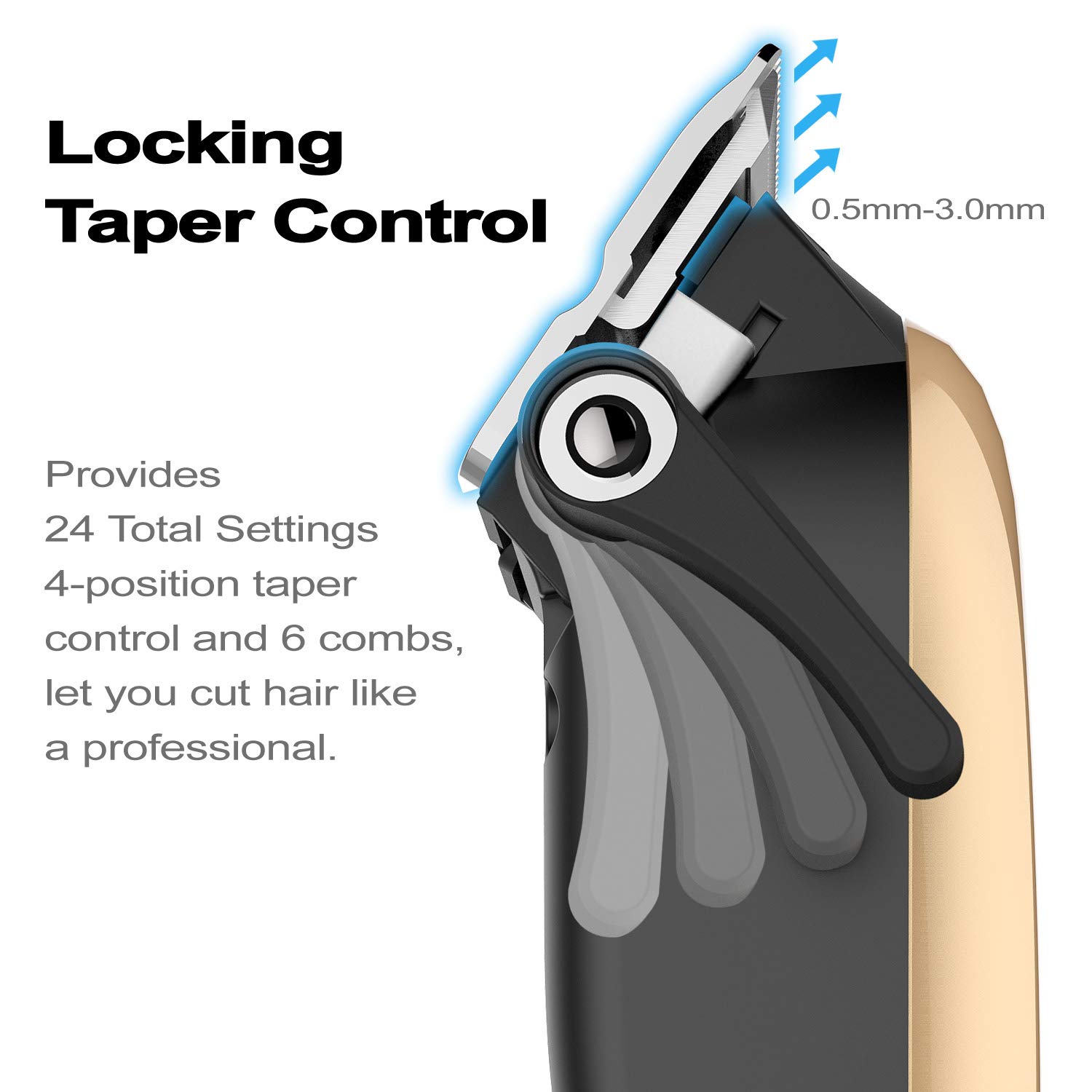 hair clippers guard open