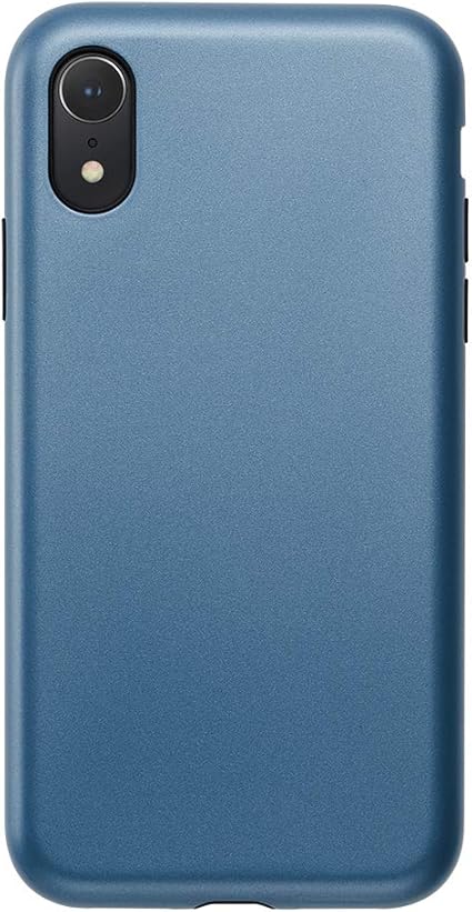 Amazon Co Jp Iphonexr ケース Smooth Touch Hybrid Case For Iphonexr 新型iphone 米軍mil規格取得 耐衝撃 おしゃれ シンプル マットコーティング スマホケース Azure Blue アジュールブルー 家電 カメラ