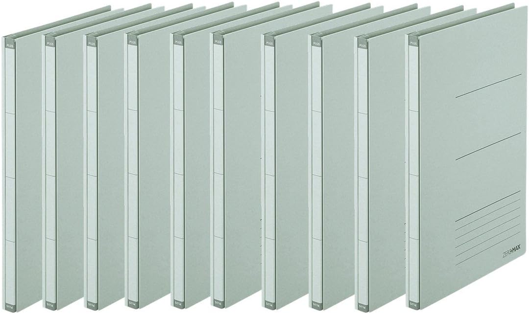 Plus Japan FL-021SSW-GY Zero Max Expandable File - Grey (Pack of 10) - Image 3