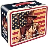 Aquarius John Wayne Flag Large Tin Fun Box