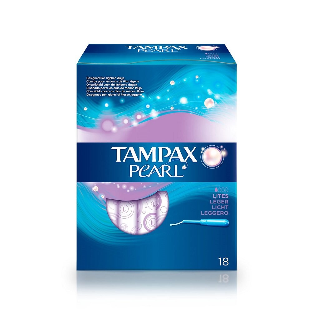 Tampax Tampón Pearl Lites Tampax 18 uds Amazon.es