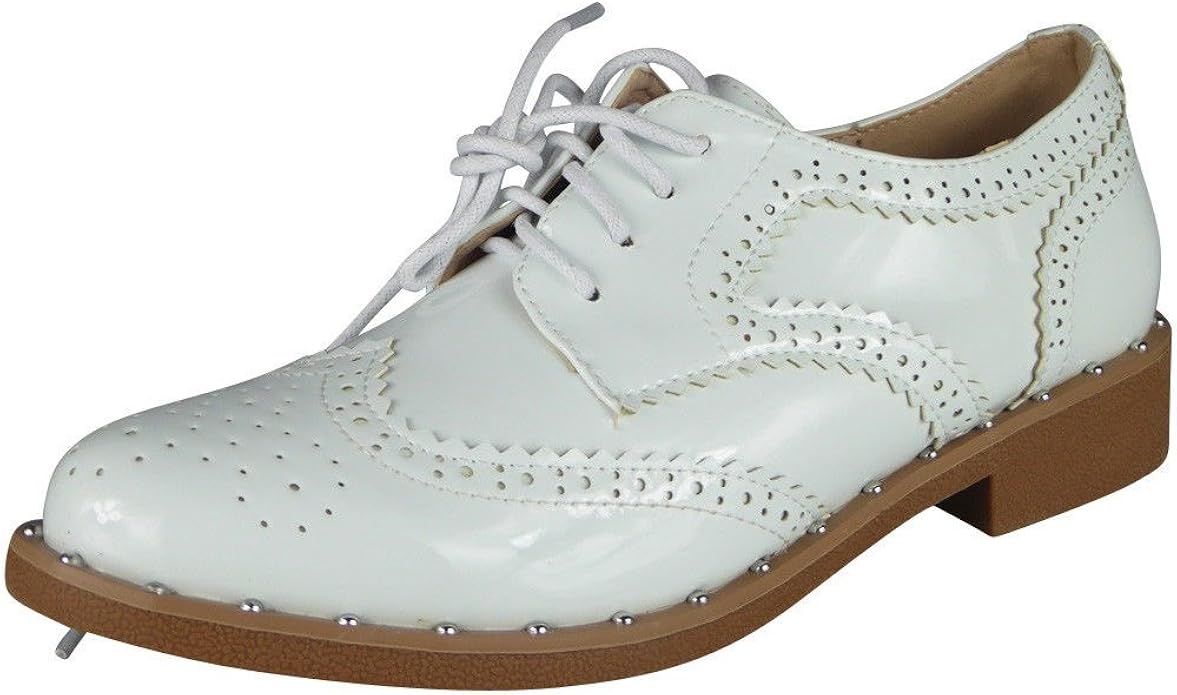high heeled brogues new look