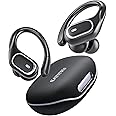 Catitru Bluetooth Headphones Wireless Earbuds with Earhooks for Sport, HiFi Stereo, ENC Mic, 80Hrs LED Display, IPX7 Waterproof Ear Buds for During Running/Workout Black