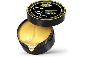 Danvisit 60 Pcs Under Eye Patches Wrinkle Treatment for Women, 24K Gold Eye Masks for Removing Dark Circles and Puffiness