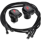 2 Pack Electronic Ignition Button Switch Kit for Char-Broil Grill | Replacement Igniter Push Button Module Grill Igniter Button with Wires Fits for Char-Broil Surefire Ignition Systems