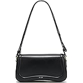JOLLQUE Crescent Shoulder Bag for Women,Small Leather Strap Dumpling Handbag Purse,Unique Trendy Designer Hobo Crossbody Bags