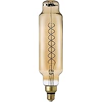 ALAMPEVER TT80/T24 Dimmable LED Decorative Oversized Edison Bulbs, 2200K Warm White, 6.5W (40W Equivalent), 300LM, E26 Medium