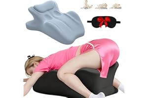 Vireon Sweet Spot Pillow, 27° Angle Perfect Position Couples Pillows, Perfect Position Instantly Intimacy Pillows, Memory Foam Cushion for Intimacy Support & Back, Ideal for All Postures (Blue)