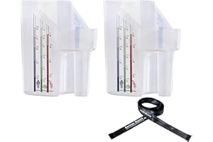 Harrison Howard Feed Scoop for Equine Precision Plastic Measuring Scoop with Measurement Markings Perfect for Stable Use Measuring Sweet Feed Pellet Oats Grain Water