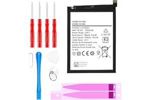 Qoutmcuy Galaxy A02S Battery,New Upgraded Replacement Battery HQ-50s for Samsung Galaxy A02S SM-A025U SM-A025U1 SM-A025G SM-A025F SM-A025M/DS SM-A025F/DS/V SM-S124DL with Adhesive&Tool Repair Kit