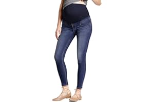 Hybrid & Company Super Comfy Stretch Women's Maternity Bootcut Jeans with Real Pockets