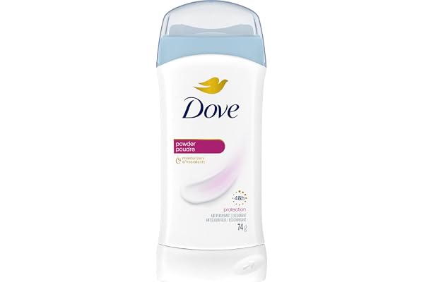 Dove Antiperspirant Stick Powder, for Women, For 48H Underarm Sweat & Odour Protection, 74g