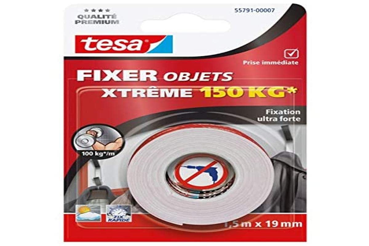 1.5m x 19mm Double-Sided Super Strong Mounting Tape 150kg