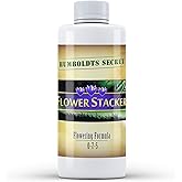 Humboldts Secret Flower Stacker | 0-7-5 Bloom Booster with Vitamin B1 | High Phosphorus Potassium Flowering Nutrients | Potting Soil Hydroponics Coco | Indoor & Outdoor Plants | 8 Ounce
