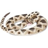 Safari Ltd. Eastern Diamondback Rattlesnake Toy - 40 Inch Reptile Figure | 40 Inches Long x 1 Inch Tall, Ages 3+, Safety Tested, BPA Free PVC, Reptile Play, Classroom Study, Terrarium Decor