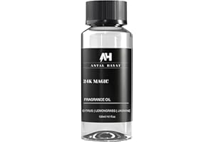 ANTAL HAYAT 24K Magic Diffuser Oil 120mL – Hotel Scented Essential Oil for Diffuser – Inspired by W Hotels – Luxury Aromatherapy Oil Blend – Bergamot, Jasmine, Lemongrass, Musk