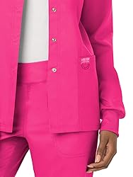 Cherokee Snap Front Scrub Jackets for