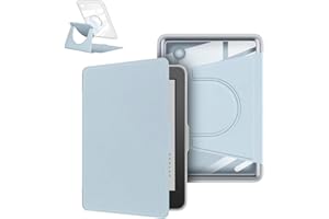 Magnetic Detachable Case Case for 6" Kobo Clara 2E 2022 Released, Ultra Clear Soft Flexible Transparent Acrylic Back Cover wi