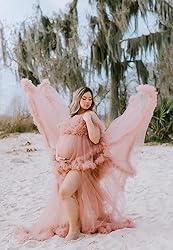 Molisa Tulle Maternity Dress for Photoshoot Puffy