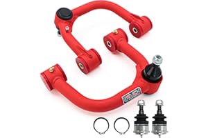 SKUCH 4X4 ACCESSORIES Front Upper Control Arms for 2005-2024 Toyota Tacoma, Hilux, Fortuner, 2-4" Lift Tubular Control Arm PU Bushings, Replacement for OEM Stock Suspension Arms (2PCS)