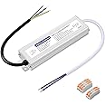 Karyoosi Waterproof IP67 LED Driver Power Supply 12V 60W 5A, 110V AC to 12V DC Converter, Ideal for Indoor and Outdoor, Marine, and Industrial LED Lighting Applications