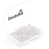 BEADIA Ball Head pins Silver for DIY Jewelry Making 20mm 600pcs