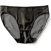 FEELITS 100% Mulberry Silk Underwear, Women's Silk Satin Hipster Panties, Ultra Breathable Bikini Panties for Women