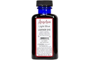 Angelus Leather Dye, 3 oz, Light Blue 3 Fl Oz