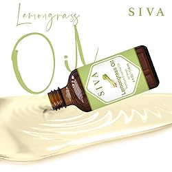 Siva Lemongrass Essential Oil 4oz (118ml) Premium