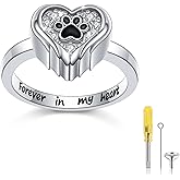 S925 Sterling Silver Cardinal Hummingbird Urn Ring for Ashes Blue Jay Red Bird Rings Heart Keepsake Memorial Jewelry Gifts