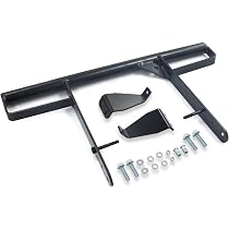 Barre D'Appui Arrière Métal Noir Pour Yamaha Raptor 700R 2006-2020 - Renfort Sécurité & Transport