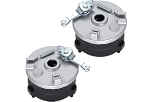 Amavoler Front Drum Brake Wheel Hub with 3 Stud Drum Brake Housing + Shoes (Left & Right) Aftermarket Parts Fit for 50cc 70cc 90cc 110cc 125cc Taotao Sunl ATV Quad 4 Wheel Motorcycle.