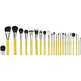 Bdellium Tools Professional Makeup Brush Studio Series - Luxury 24pc. Brush Set with Roll-Up Pouch
