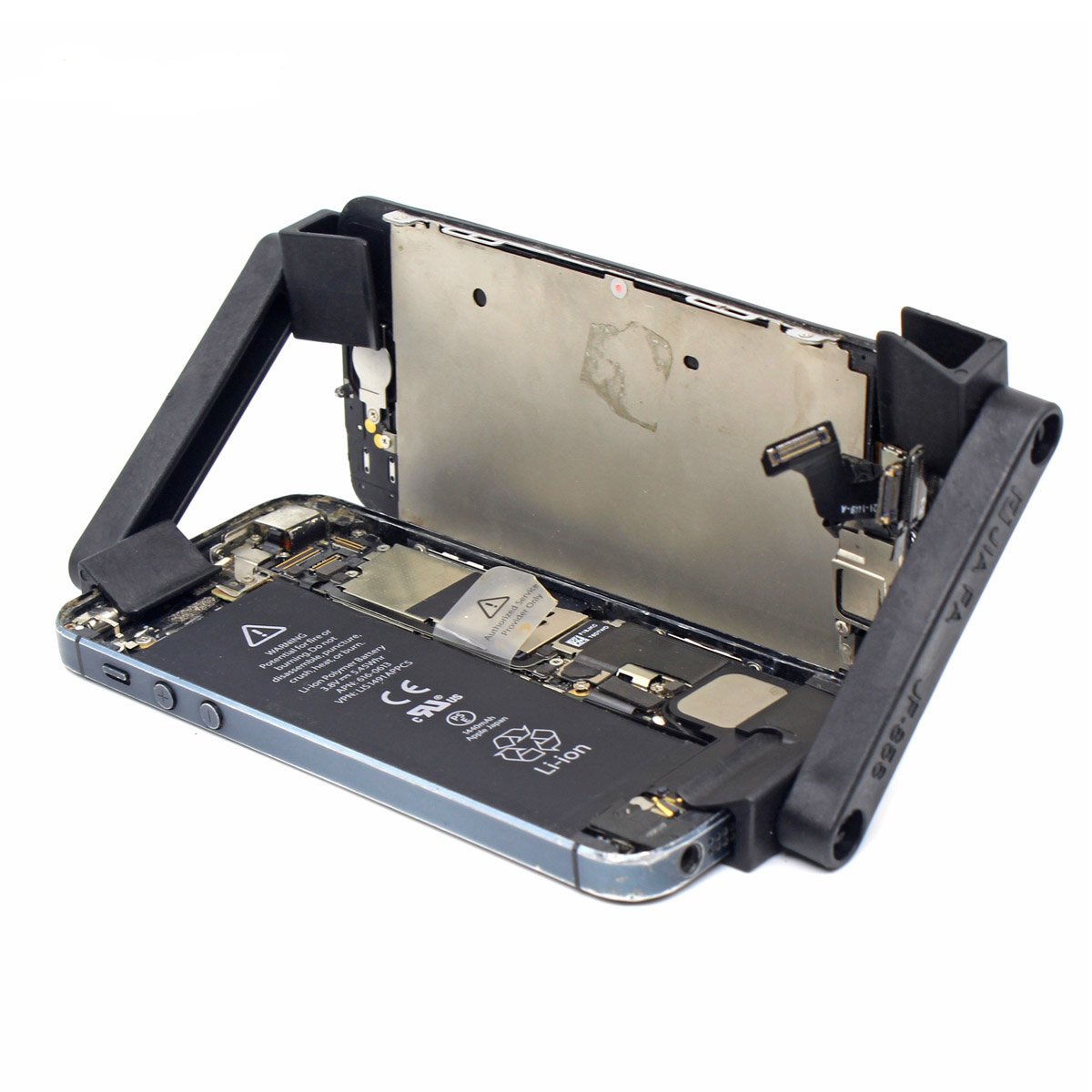 2pcs/lot Universal Cell Phone Repair Repairing Stand Holder Rotary Mobile LCD Screen Fastening Fixture Clamp Clips Tools Adjustable Cellphone Fixer Rework Tool Simple Soldering Station