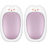 infray Hand Warmers Rechargeable, 2 Pack Electric Hand Warmer Reusable USB Pocket Warmer, 3 Settings Heated Portable AI Handwarmer Great Gifts for Christmas, Outdoor, Golf, Hunting