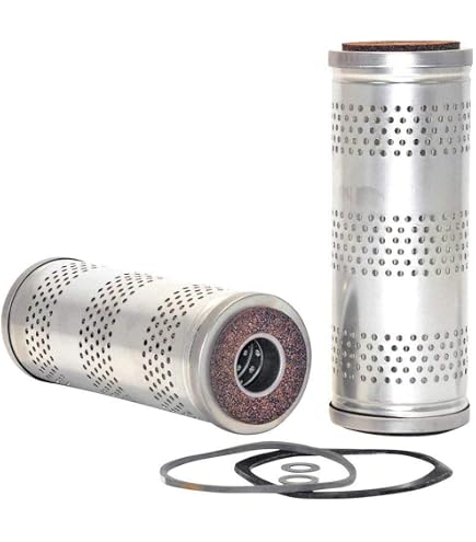 Small Red Inline Fuel Filter – Single Port, 3/8" Line, Chrome With Red Top For Hot Rods