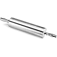 New Star Foodservice 37500 Extra Heavy Duty Restaurant Aluminum Rolling Pin, 13", Silver